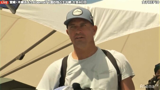 大会4日目にケリー・スレーターが登場、視聴者興奮「キング！」「ケリー様」／「ISA World Surfing Games」 1枚目