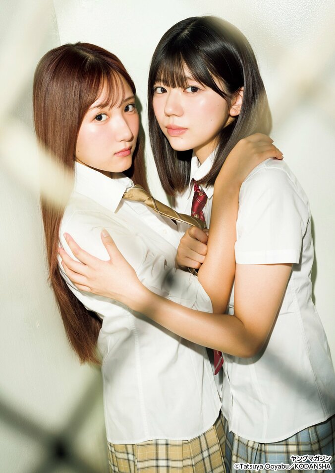 （左）福井可憐（右）石井彩音