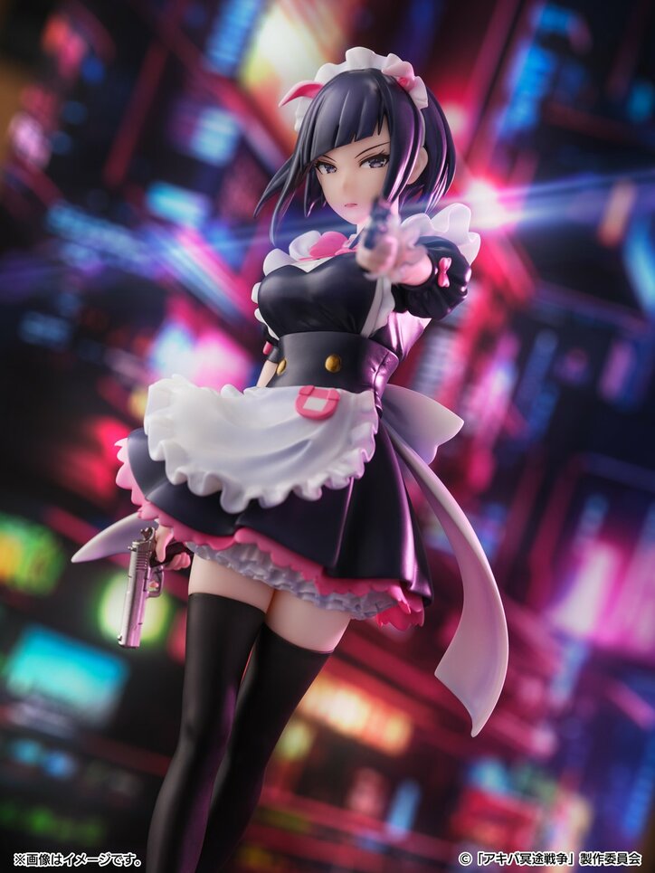 【写真・画像】アニメ『アキバ冥途戦争』より、「万年嵐子」がフィギュアになって登場!9月20日まで予約受付中 3枚目