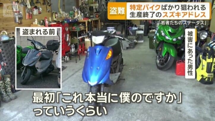 愛車は変わり果てた姿に