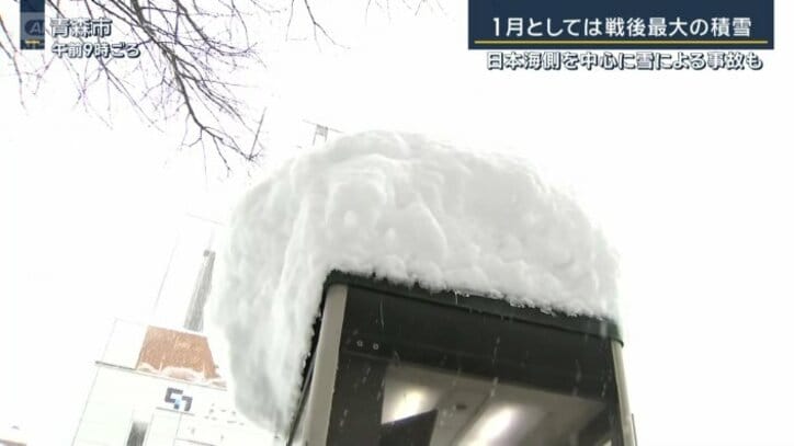 公衆電話ボックスに積もった雪