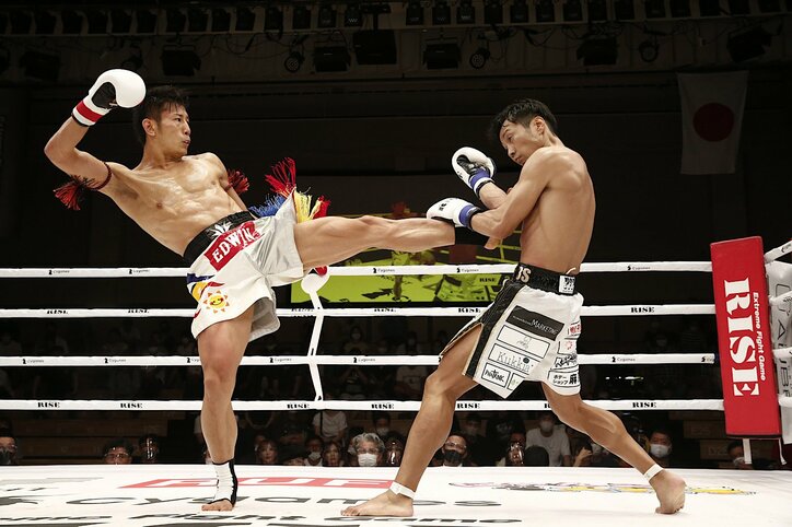 「お腹に赤ちゃんがいるから勝てるよ」妻の言葉で奮起した秀樹、復活KO勝利でRISEトーナメント参戦をアピール