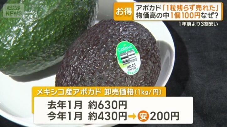 今年1月は200円ほど安く