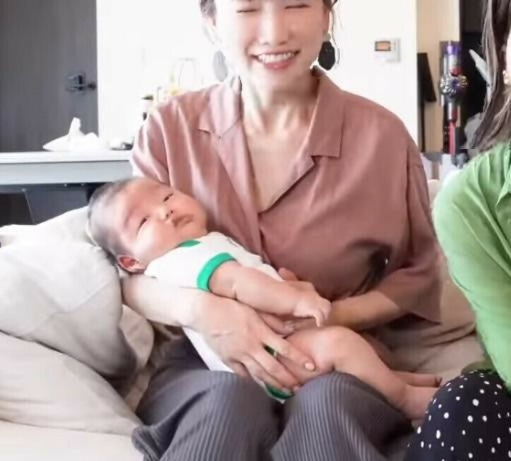  あいのり・桃、次男を客観的に見た結果「可愛すぎてやばい」 