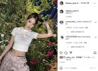 宮脇咲良の美ウエスト露わなヘソ出しコーデにファン絶賛「最高で最強」「奇跡のビジュ」