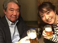 川田裕美アナ、父親との2ショット披露 「似てる」と話題に