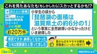 琵琶湖の大きさを6Pチーズで説明した画像が話題に