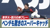 【映像】地面スレスレ！西川のスーパーキャッチ