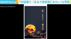 「破壊力ヤバい」 月とスカイツリーが織りなす“地球滅亡みたい”な写真が話題