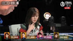 美女雀士に引き寄せられるドラたち 3連続のドラ引きで4枚“全員集合”実況も「どういうツモ！？」と愕然／麻雀・Mリーグ