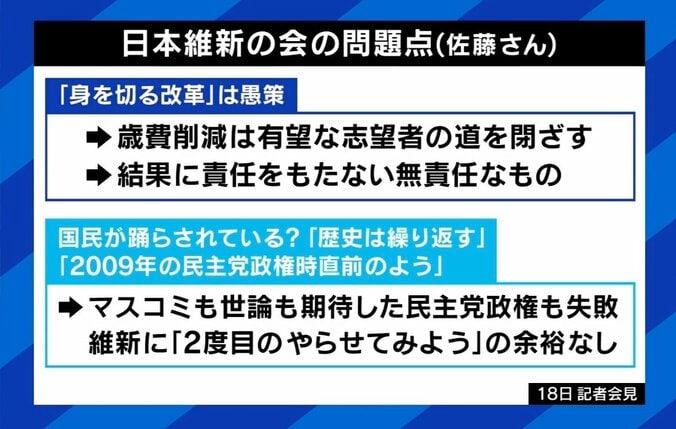 「大阪府民は風に流されやすい」“小泉チルドレン” 佐藤ゆかり氏、政界引退の理由は？ ひろゆき氏と激論 6枚目