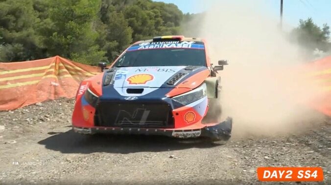 「貴方も見ただろ！」世界最速ラリーで王者がブチギレ 1日で2度…相次ぐ“不運なトラブル”に激しい口調で怒り 4枚目