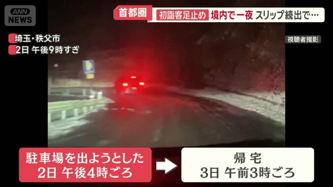 自宅に着いたのは日付が変わった午前3時ごろ