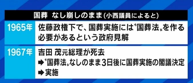 田母神俊雄氏「国民の半数以上が支持」小西ひろゆき議員「圧倒的な納得感が必要」賛否入り乱れる安倍元総理の“国葬”、着地点は? 8枚目