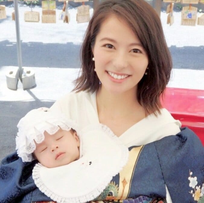 神戸蘭子、宮崎の両親と第2子のお宮参り「健やかに育ちますように」 1枚目