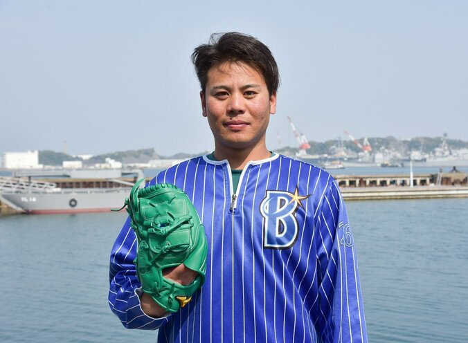 横浜DeNA浜口、復帰目安は「5月初めの連戦」　ラッキーカラー「緑のグローブ」で1軍マウンドへ 1枚目