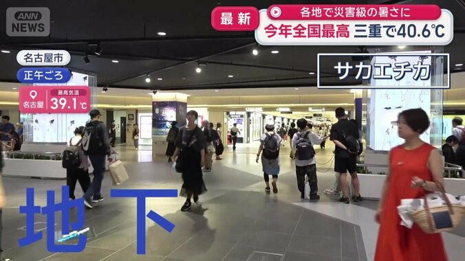 巨大な地下街