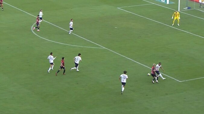 【映像】神業ラインブレイク＆魂のラストパス