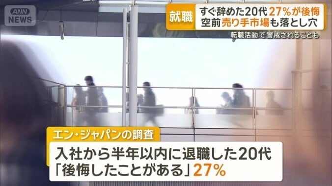 「転職活動が想定より厳しかった」「収入が下がった」など