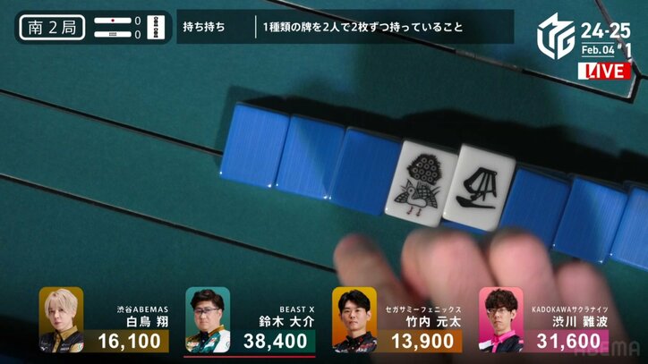 まさかのドラ表示牌