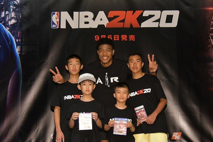 八村塁「僕そのものです」　『NBA 2K20』自身のゲームキャラに感動