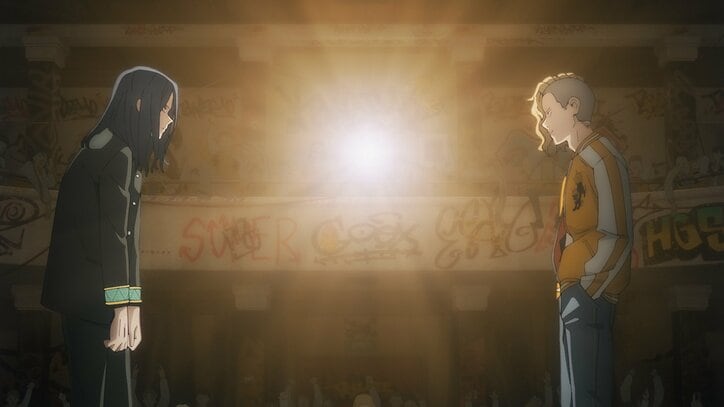 アニメ『WIND BREAKER』鹿沼稔、杉下京太郎、場面カット1