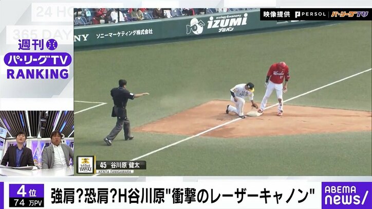 里崎氏 谷川原がえげつな過ぎて ロッテの強肩 マーティンに 若干 タレてる 思わず叱咤激励 野球 Abema Times