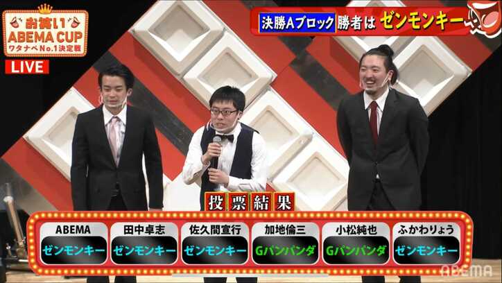 芸歴1年目のお笑いトリオ・ゼンモンキーをふかわりょうが大絶賛「必ず、ハナコを脅かす存在になると思います」