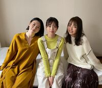 「ベッドの上が可愛いしかない」西野七瀬＆内田理央＆三吉彩花の3ショットにファン歓喜