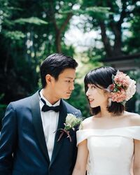 「尊いお写真！」野村周平＆さとうほなみのウェディングショットに反響