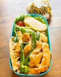 みきママ『チンジャオムーネー弁当です!!』