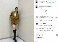 西野未姫、“ミニスカ＆ロングブーツ”ファッションを披露 「脚長」「抜群の可愛さ」と絶賛の声