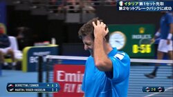 味方の“弾丸”サーブが後頭部を直撃！「これは痛い！！」実況が絶叫の珍事 