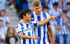 「素晴らしいプレー」「ガツガツしてて最高」ラ・リーガ100試合目の久保建英が、粘り強い守備からアシスト記録！