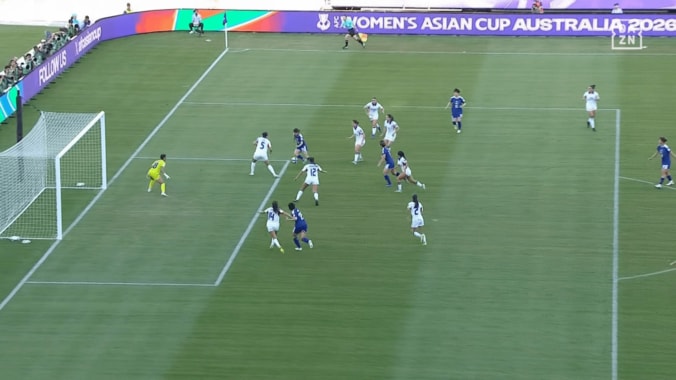 「メッシやん！」なでしこ秘密兵器、3人抜き→ニア上ズドンの衝撃ゴール「凄いものを見せてもらった」松窪真心のゴラッソにファン大興奮【女子アジアカップ】 5枚目