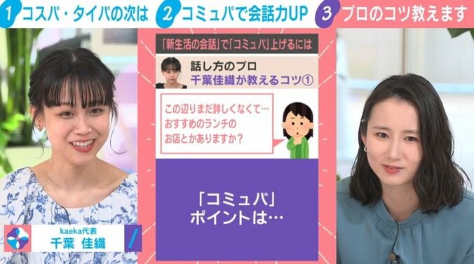 千葉佳織氏／森川夕貴キャスター