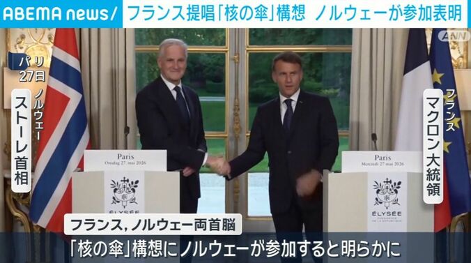 ストーレ首相とマクロン大統領