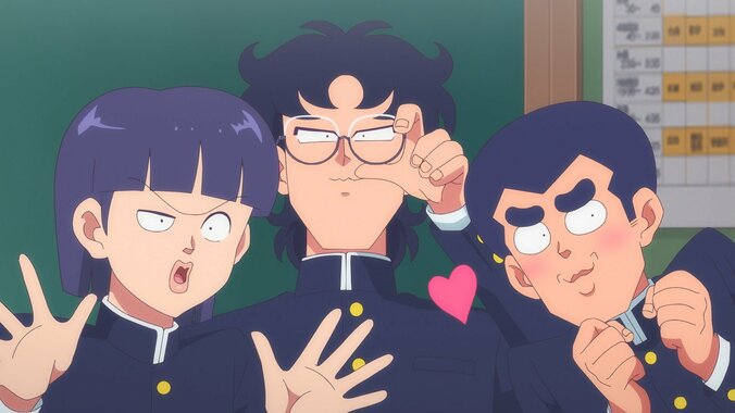 【写真・画像】教室にはもう一人の唯と零が…『ハイスクール！奇面組』第11話あらすじ＆先行カット公開！　1枚目