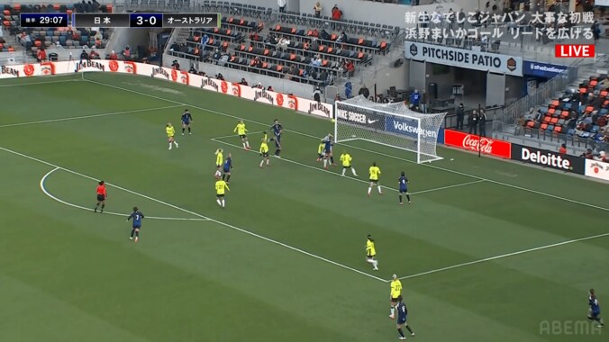 超異例！ 新生なでしこジャパン、“デザインされたセットプレー”がまさかの初陣成功「画期的だ！」「キック精度すごい」北川ひかる＆長谷川唯＆南萌華が完璧連携ゴラッソ 3枚目