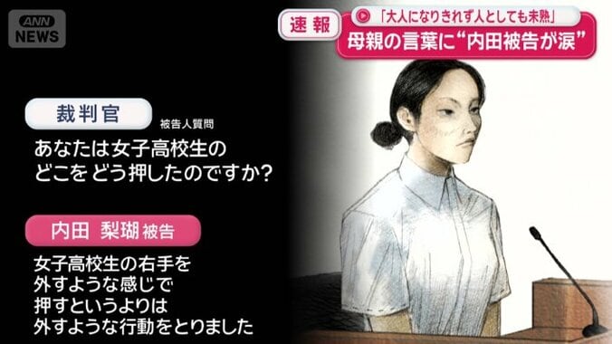 「押すというよりは外すような行動」