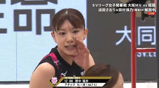 仲間を鼓舞する野中