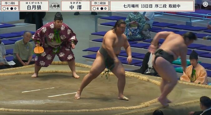館内騒然の“2秒決着”「相手にならんな」「幕下いけよ」 24歳逸材力士、圧巻の体躯&衝撃結末に驚きの声 4枚目