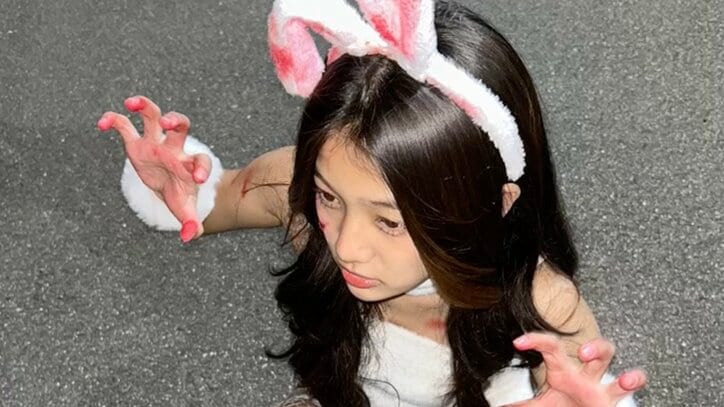 【写真・画像】“中学時代は胸がコンプレックス”現役女子高生グラドル「くらいました」 パイ砲ドッキリに「かわいい」「笑った」の反響　1枚目