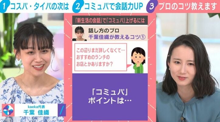 千葉佳織氏/森川夕貴キャスター