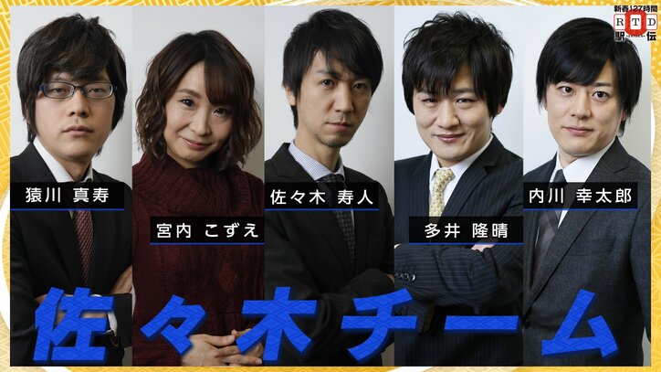 優勝チーム予想1位に佐々木寿人キャプテン「読みにズレなし」と自信／新春RTD駅伝