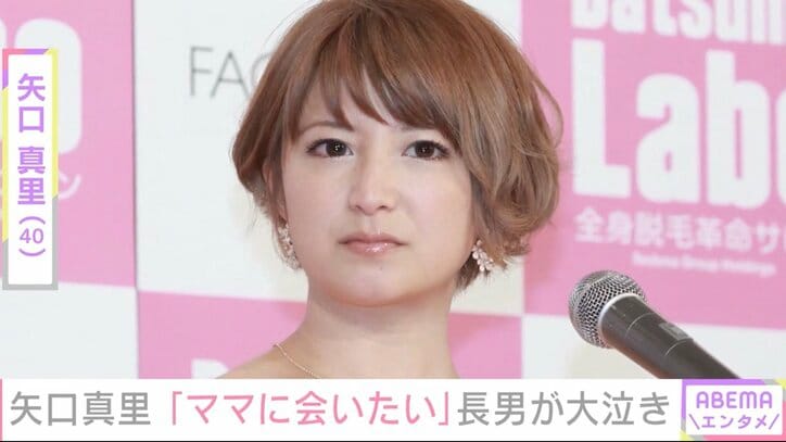 矢口真里、「ハロプロ25周年ライブ」で4歳長男が号泣＆1歳次男が大暴れ「ママに会いたい」