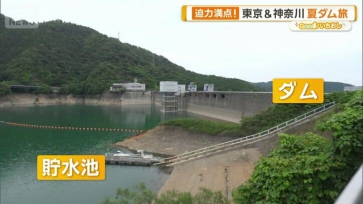 水をせき止める部分をダムという