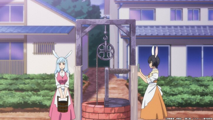 アニメ「魔王様、リトライ！」最終話、先行カット解禁！不注意で男湯に入ってしまったホワイト…