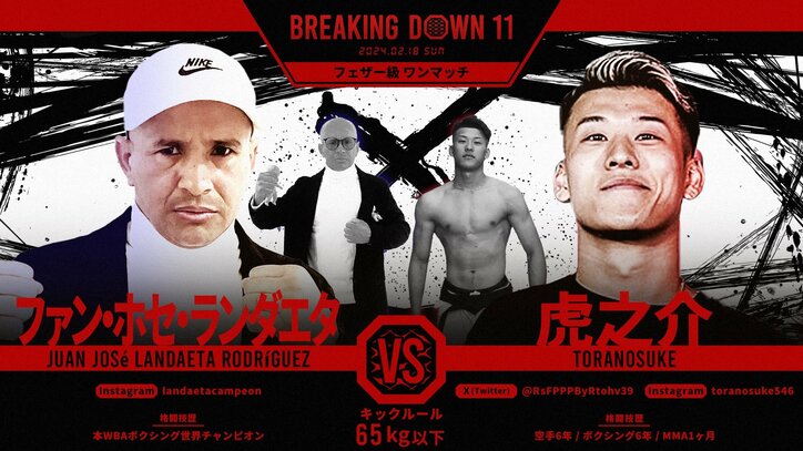 【写真・画像】【全試合結果・速報】Breaking Down11（ブレイキングダウン11）※作成中　25枚目