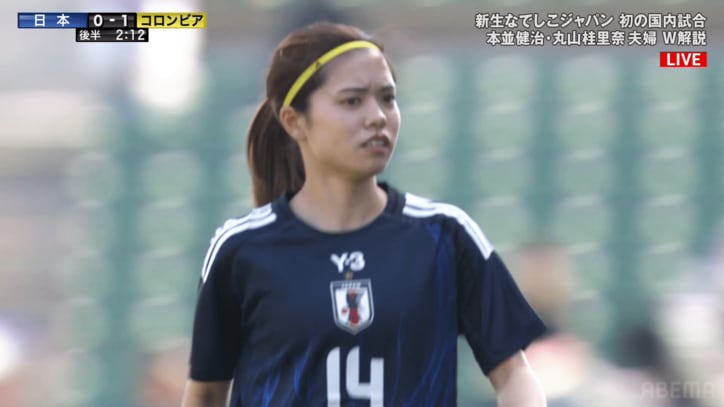 【写真・画像】瞬速反応！ なでしこ20歳逸材が“超絶反転シュート”で実質アシスト「反応はやっ」「手に当たらなければ入ってた」松窪真心が劇的PK獲得の瞬間　1枚目